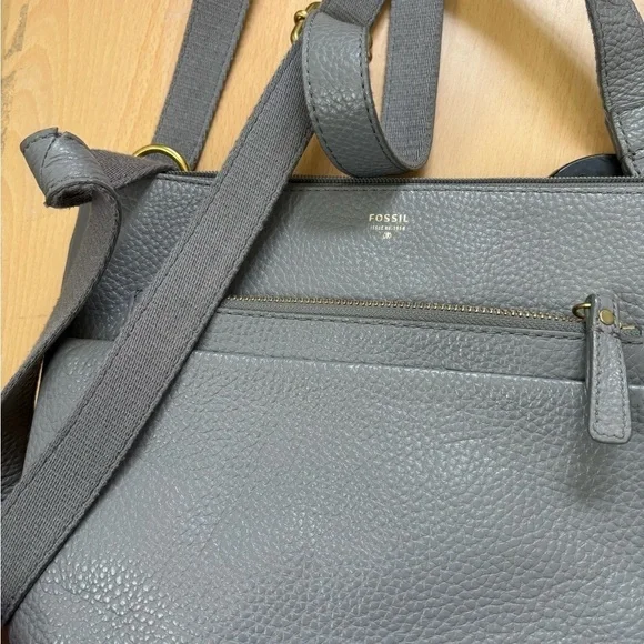 fossil Womens crossbody pebble leather bag - Picture 10 of 14
